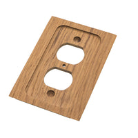 Whitecap Teak Outlet Cover/Receptacle Plate [60170]