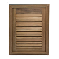 Whitecap Teak Louvered Door & Frame - Right Hand - 15" x 20" [60724]