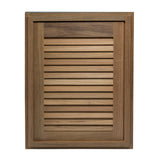 Whitecap Teak Louvered Door & Frame - Right Hand - 15" x 20" [60724]