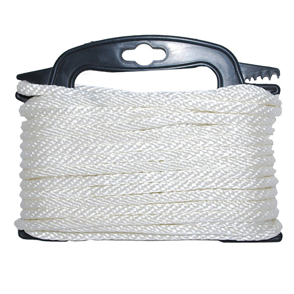 Attwood Braided Nylon Rope - 3/16" x 100' - White [117553-7]