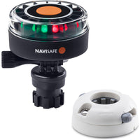 Navisafe Navilight 2NM Tricolor w/Navimount Base  Horizontal Mount - White [340KIT5]