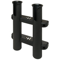 Sea-Dog Two Pole Side Mount Rod Storage Rack - Black [325029-1]