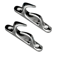 Whitecap Skene Bow Chock 4-1/2" Pair - Chrome Plated Brass [S-0981C]