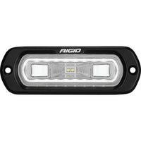 RIGID Industries SR-L Series Marine Spreader Light - Black Flush Mount - White Light w/White Halo [52200]