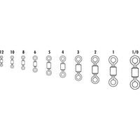 VMC SSRS Stainless Steel Rolling Swivel #2VP - 310lb Test *50-Pack [SSRS#2VP]