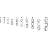 VMC SSRS Stainless Steel Rolling Swivel #4VP - 180lb Test *50-Pack [SSRS#4VP]