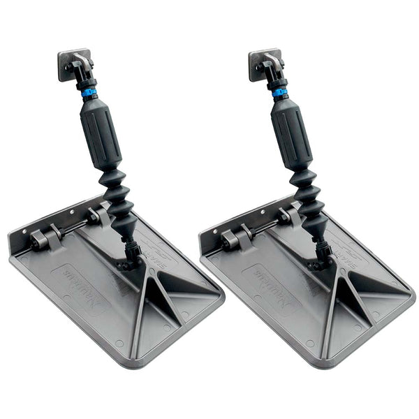 Nauticus SX 9.5 x 10 Smart Tabs 12-16 Boats w/40lb Actuators - 40-80HP - Gunmetal Grey [SXG9510-40]